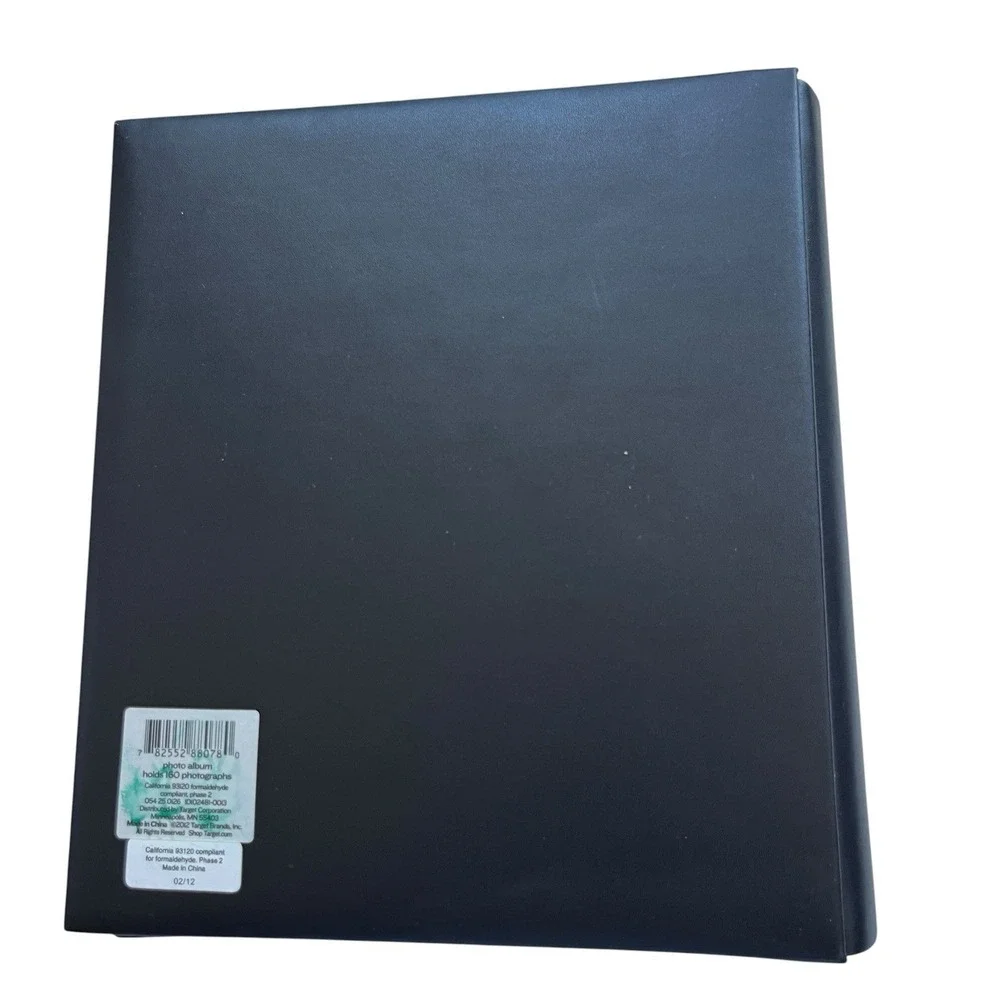 Graduation Picture Album 4x6 Holds 160 Photos Black Embroidered Class of 2012